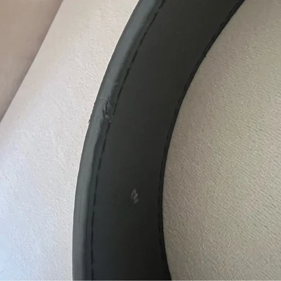 Burberry Monogram Check TB Logo Gold Buckle Plaid Belt Beige Gold Luxe Holiday - Picture 17 of 17